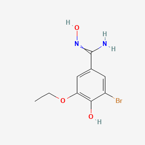 3-bromo-5-ethoxy-N',4-dihydroxybenzenecarboximidamide