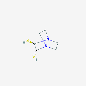 molecular formula C6 H12 N2 S2 B1182230 (2S,3S)-1,4-Diazabicyclo[2.2.2]octane-2,3-dithiol CAS No. 196963-45-8
