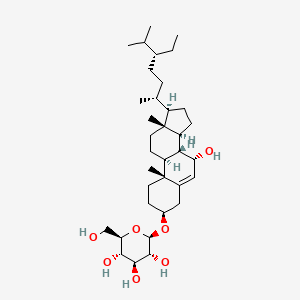 molecular formula C35H60O7 B1182240 Ikshusterol 3-O-beta-D-glucopyraside CAS No. 112137-81-2