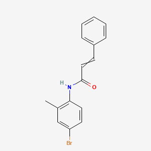 N-(4-bromo-2-methylphenyl)-3-phenylprop-2-enamide