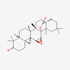 molecular formula C30H44O4 B1182241 Liquidambaric lactone CAS No. 185051-75-6