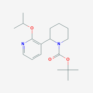 tert-Butyl 2-(2-isopropoxypyridin-3-yl)piperidine-1-carboxylate