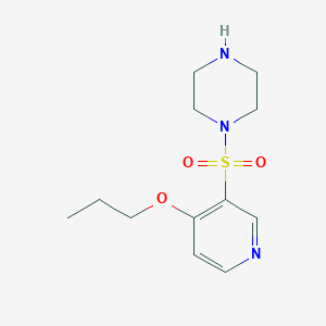 1-((4-Propoxypyridin-3-yl)sulfonyl)piperazine