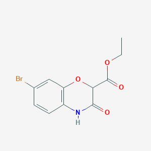 ethyl 7-bromo-3-oxo-3,4-dihydro-2H-benzo[b][1,4]oxazine-2-carboxylate