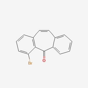 4-Bromotricyclo[9.4.0.03,8]pentadeca-1(15),3(8),4,6,9,11,13-heptaen-2-one