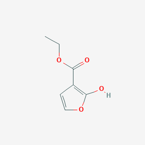 molecular formula C7H8O4 B1182261 Ethyl 2-hydroxyfuran-3-carboxylate CAS No. 199190-55-1