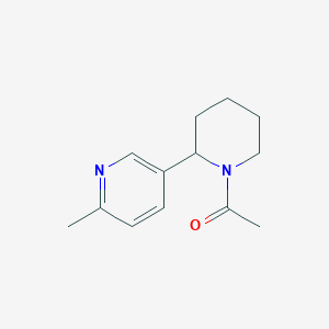 1-(2-(6-Methylpyridin-3-yl)piperidin-1-yl)ethanone