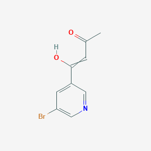 4-(5-bromopyridin-3-yl)-4-hydroxybut-3-en-2-one