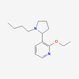 molecular formula C15H24N2O B11822727 3-(1-Butylpyrrolidin-2-yl)-2-ethoxypyridine 