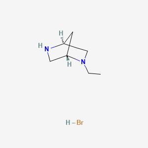 (1S,4S)-2-ethyl-2,5-diazabicyclo[2.2.1]heptane;hydrobromide