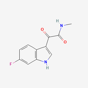 2-(6-Fluoro-1H-indol-3-yl)-N-methyl-2-oxoacetamide