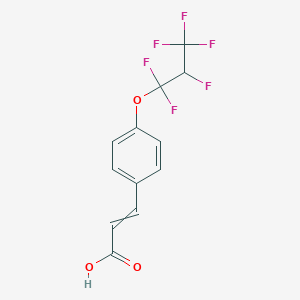 3-[4-(1,1,2,3,3,3-Hexafluoro-propoxy)-phenyl]-acrylic acid