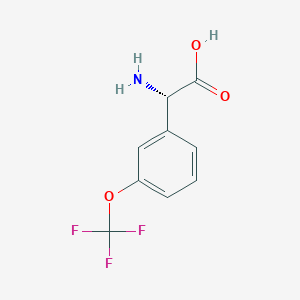 (S)-2-Amino-2-(3-(trifluoromethoxy)phenyl)acetic acid