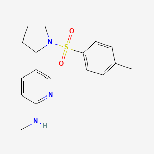 N-Methyl-5-(1-tosylpyrrolidin-2-yl)pyridin-2-amine