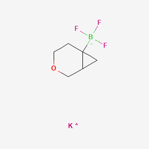 molecular formula C6H9BF3KO- B11823118 CID 162367714 