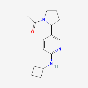 1-(2-(6-(Cyclobutylamino)pyridin-3-yl)pyrrolidin-1-yl)ethanone