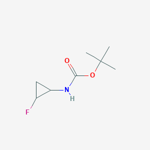 molecular formula C8H14FNO2 B11823153 tert-Butyl (2-fluorocyclopropyl)carbamate 