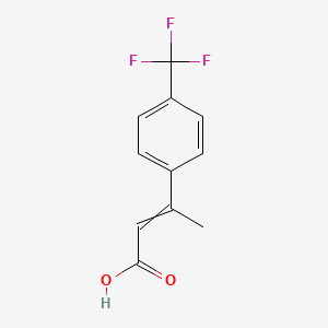 3-[4-(trifluoromethyl)phenyl]but-2-enoic acid