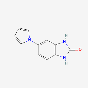 1,3-dihydro-5-(1H-pyrrol-1-yl)-2H-benzimidazol-2-one