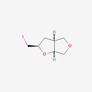 rac-(2R,3aR,6aR)-2-(iodomethyl)-hexahydrofuro[2,3-c]furan