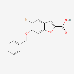 6-(Benzyloxy)-5-bromobenzofuran-2-carboxylic acid