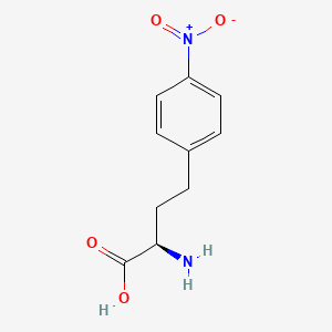 molecular formula C10H12N2O4 B11823259 4-Nitro-D-Homophe 