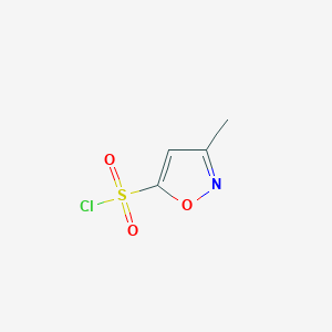 molecular formula C4H4ClNO3S B11823313 3-Methyl-1,2-oxazole-5-sulfonyl chloride CAS No. 1515636-24-4