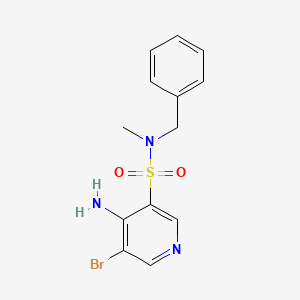 4-Amino-N-benzyl-5-bromo-N-methylpyridine-3-sulfonamide