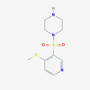 1-((4-(Methylthio)pyridin-3-yl)sulfonyl)piperazine