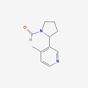 2-(4-Methylpyridin-3-yl)pyrrolidine-1-carbaldehyde