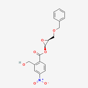 [(2R,3S)-3-(phenylmethoxymethyl)oxiran-2-yl] 2-(hydroxymethyl)-4-nitrobenzoate