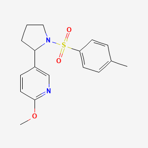 2-Methoxy-5-(1-tosylpyrrolidin-2-yl)pyridine