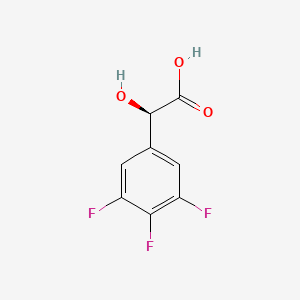 molecular formula C8H5F3O3 B11823515 (2R)-2-hydroxy-2-(3,4,5-trifluorophenyl)acetic acid 