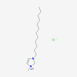 molecular formula C16H33ClN2 B11823560 3-dodecyl-1-methyl-1,2-dihydroimidazol-1-ium;chloride 