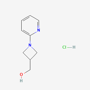 [1-(Pyridin-2-yl)azetidin-3-yl]methanol hydrochloride