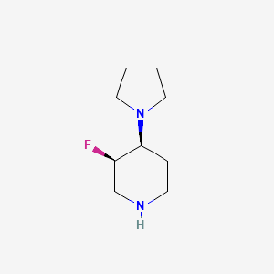 (3R,4S)-3-fluoro-4-pyrrolidin-1-ylpiperidine