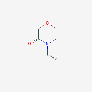 4-(2-iodoethenyl)morpholin-3-one