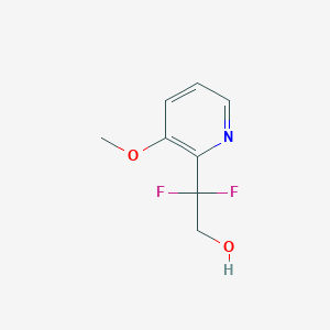 2,2-Difluoro-2-(3-methoxypyridin-2-yl)ethan-1-ol