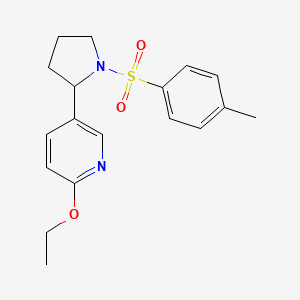 2-Ethoxy-5-(1-tosylpyrrolidin-2-yl)pyridine