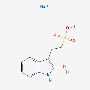 sodium;2-(2-hydroxy-1H-indol-3-yl)ethanesulfonic acid