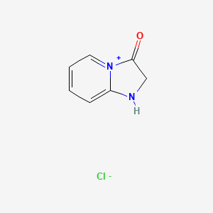 3-oxo-1H,2H,3H-4lambda5-imidazo[1,2-a]pyridin-4-ylium chloride