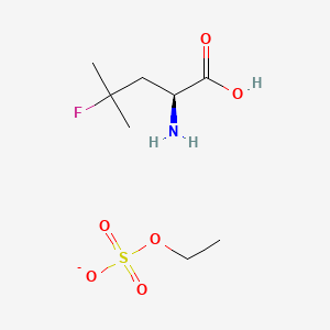 (2S)-2-amino-4-fluoro-4-methylpentanoic acid;ethyl sulfate