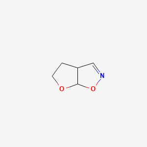 molecular formula C5H7NO2 B11823932 3aH,4H,5H,6aH-furo[3,2-d][1,2]oxazole 