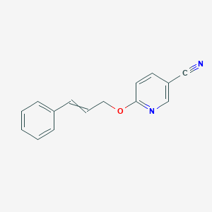 6-(3-Phenylprop-2-enoxy)pyridine-3-carbonitrile