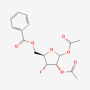 1,2-Di-O-acetyl-5-O-benzoyl-3-deoxy-3-fluoro-D-ribofuranose