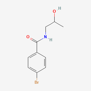 molecular formula C10H12BrNO2 B1182415 4-bromo-N-(2-hydroxypropyl)benzamide 