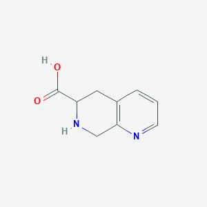 1,7-Naphthyridine-6-carboxylic acid, 5,6,7,8-tetrahydro-