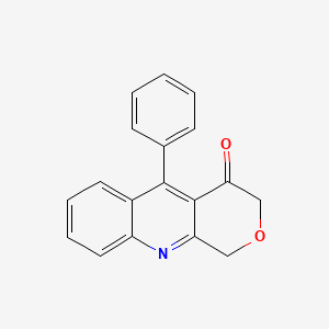 molecular formula C18H13NO2 B1182421 5-phenyl-1H-pyrano[3,4-b]quinolin-4(3H)-one 