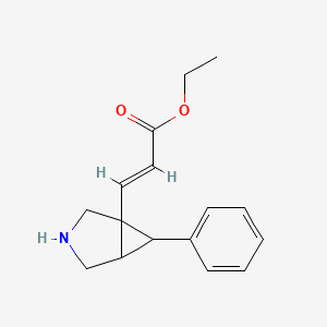 ethyl (2E)-3-{6-phenyl-3-azabicyclo[3.1.0]hexan-1-yl}prop-2-enoate