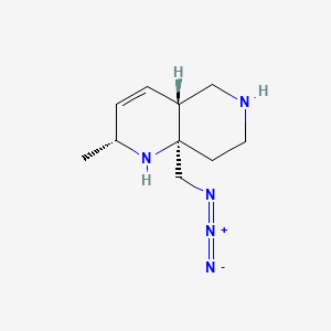 (2R,4aR,8aR)-8a-(azidomethyl)-2-methyl-1,2,4a,5,6,7,8,8a-octahydro-1,6-naphthyridine